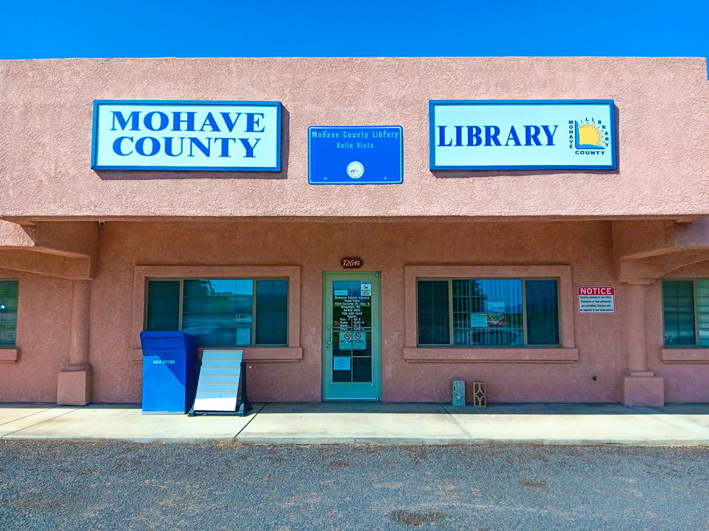 Valle Vista Library Front Entrance